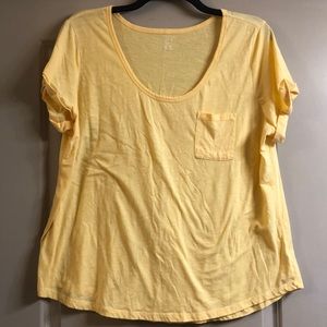 Ana butter yellow t-shirt